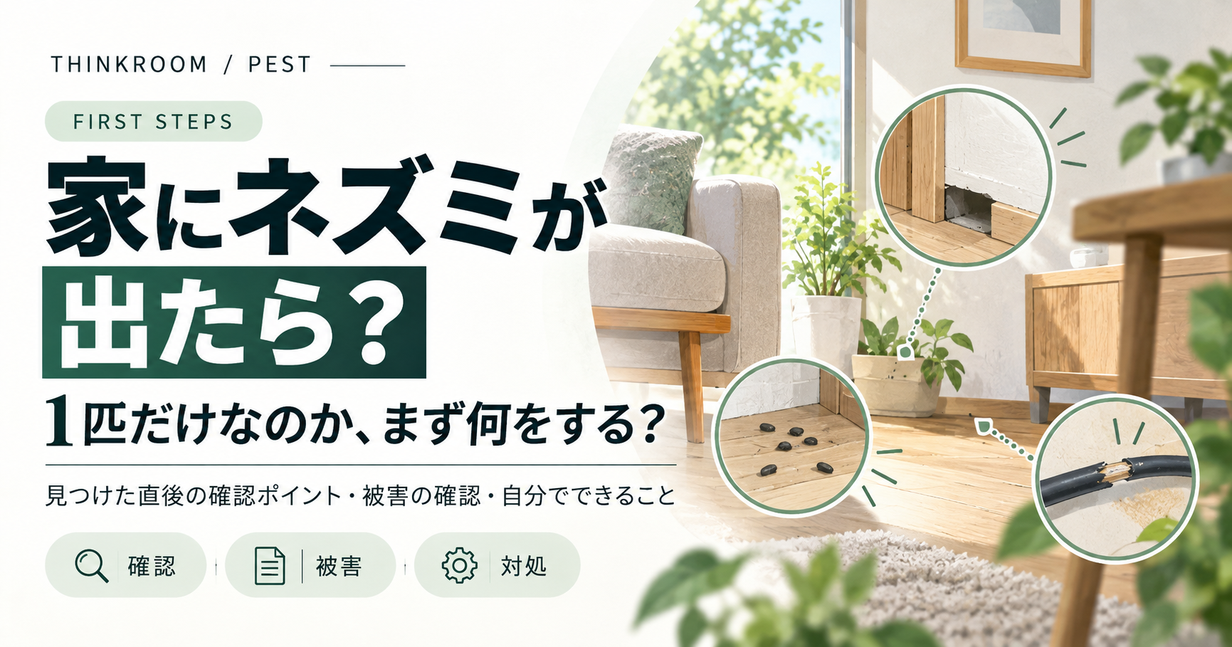家にネズミが出たら？の記事アイキャッチ